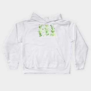 Eucalyptus Tree Leaves Kids Hoodie